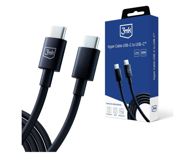 3mk Hyper Cable C to C 100W 1.2m Black - 1228070 - zdjęcie 3